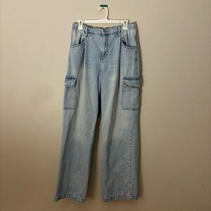 Forever 21 Blue Baggy Jeans